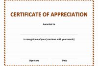 Gratitude Certificate Template 8
