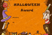 Halloween Certificate Template 3