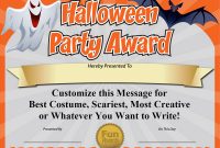 Halloween Certificate Template 9