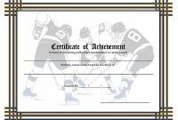 Hockey Certificate Templates 4