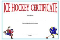 Hockey Certificate Templates 5