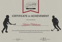 Hockey Certificate Templates 6