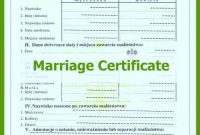 Marriage Certificate Translation Template 6