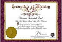 Ordination Certificate Template 3