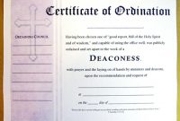 Ordination Certificate Templates 10