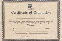 Ordination Certificate Templates 4