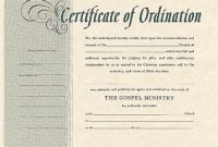 Ordination Certificate Templates 9