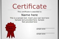 Powerpoint Award Certificate Template 8