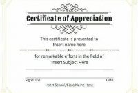 Professional Award Certificate Template 3