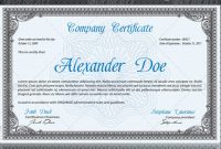 Professional Award Certificate Template 8