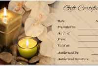 Spa Day Gift Certificate Template v1