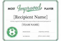 Sports Award Certificate Template Word 3
