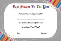 Student Of the Year Award Certificate Templates 4