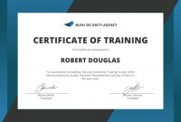 Template for Training Certificate 12
