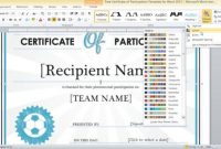 Word 2013 Certificate Template 5