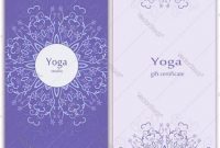 Yoga Gift Certificate Template Free 2