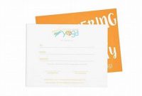 Yoga Gift Certificate Template Free 6