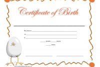 Fake Birth Certificate Template 8