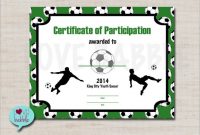Soccer Certificate Templates for Word 7