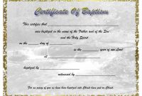 003 Template Ideas Certificate Of Awesome Baptism Christian Catholic in Christian Certificate Template