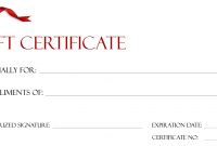 006 Gift Certificate Templates Free Template Design Unbelievable within Massage Gift Certificate Template Free Download