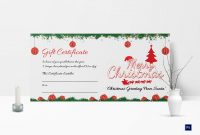 011 Printable Merry Christmas Gift Certificate Template Imposing pertaining to Free Christmas Gift Certificate Templates