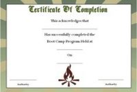 11 Best Boot Camp Certificate Template Images In 2018 | Boot Camp regarding Boot Camp Certificate Template