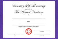 14+ Honorary Life Certificate Templates - Pdf, Docx | Free &amp; Premium intended for Life Membership Certificate Templates