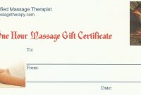 22 Images Of Massage Free Printable Template | Unemeuf inside Massage Gift Certificate Template Free Printable