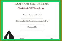 25+ Boot Camp Certificate Templates To Download And Use – Demplates inside Boot Camp Certificate Template