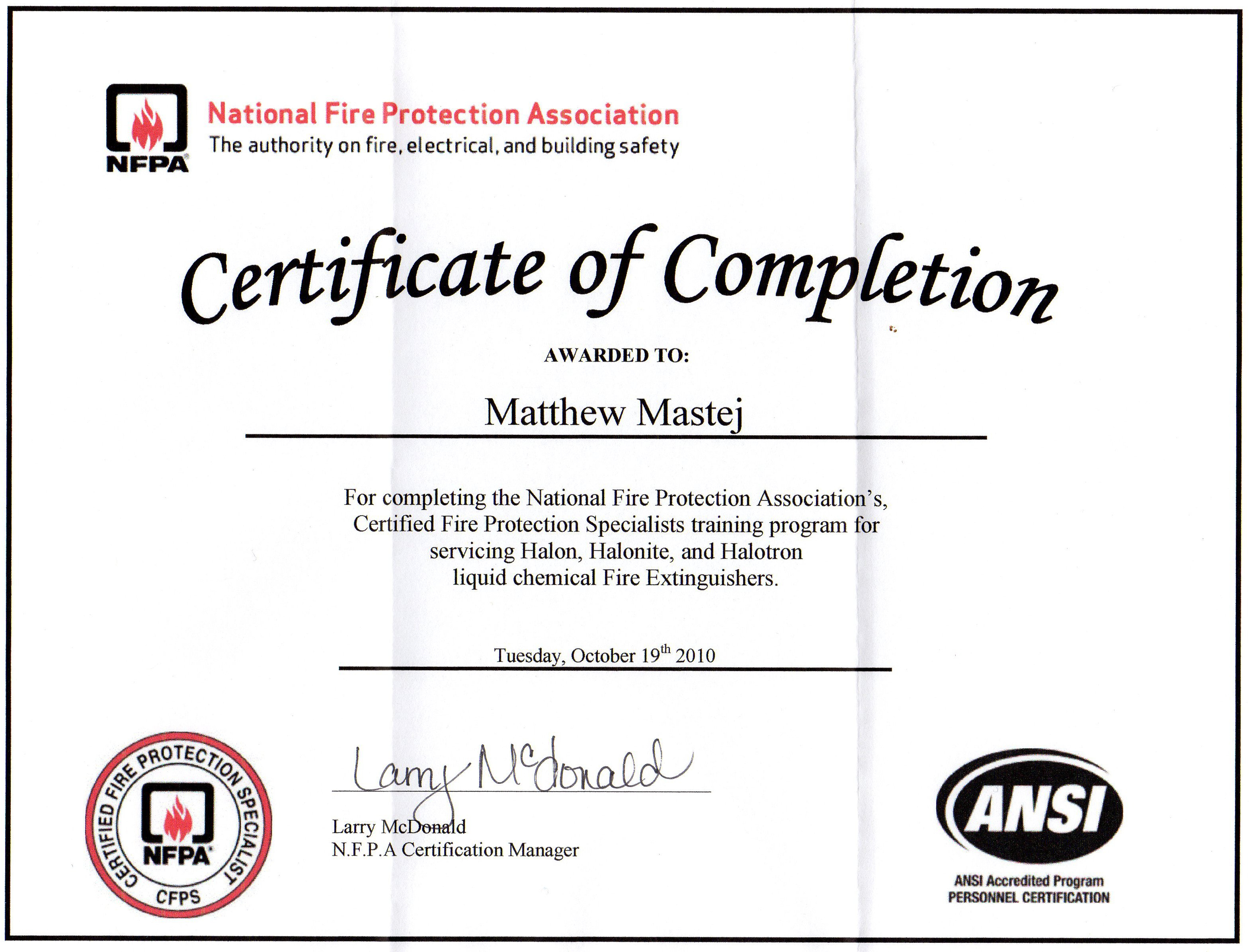28 Fire Extinguisher Certificate Template Free Printable Fire For in Fire Extinguisher Certificate Template