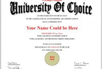 30 Images Of College Diploma Certificate Template | Helmettown regarding University Graduation Certificate Template