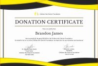 5+ Donation Certificate Template | Instinctual Intelligence intended for Donation Certificate Template