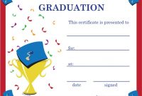 5Th Grade Graduation Certificate Template 11