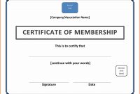 7+ Free Membership Certificate Template | Andrew Gunsberg regarding Landscape Certificate Templates