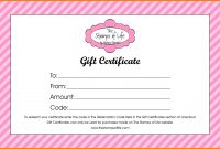 8+ Example Gift Voucher Template | Ismbauer intended for Restaurant Gift Certificate Template