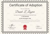 Adoption Certificate Template You Will Never Believe These regarding Child Adoption Certificate Template