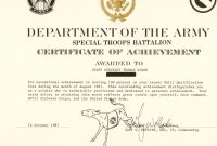 Army Certificate Of Completion Template – Ataum.berglauf-Verband regarding Army Certificate Of Completion Template