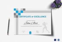 Athletic Excellence Certificate Template throughout Athletic Certificate Template