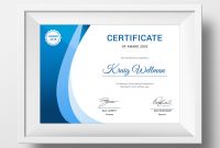 Award Certificate Template #73891 | Design Illustration Art within Small Certificate Template