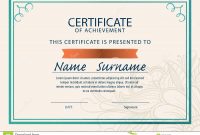 Awesome Collection For A4 Size Certificate Templates About Format within Certificate Template Size
