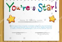 Beaufiful Star Of The Week Certificate Template Pictures. Super Star regarding Star Of The Week Certificate Template
