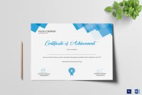 Best Designer Achievement Certificate Template for Design A Certificate Template