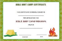 Bible Boot Camp Certificate | Boot Camp Certificate Template throughout Boot Camp Certificate Template
