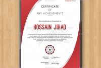 Certificate in Indesign Certificate Template