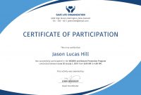 Certificate Of Participation Template Filename | Elsik Blue Cetane with Certificate Of Participation Template Ppt