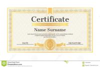 Certificate Template Editable Name Surname Date Stock Vector with Star Naming Certificate Template