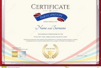 Certificate Template For Achievement, Appreciation Or Participation regarding Conference Participation Certificate Template
