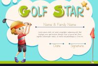 Certificate Template For Golf Star inside Golf Certificate Template Free