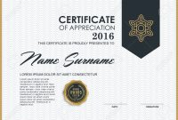 Certificate Template With Luxury And Modern Pattern,, Qualification.. with regard to Qualification Certificate Template